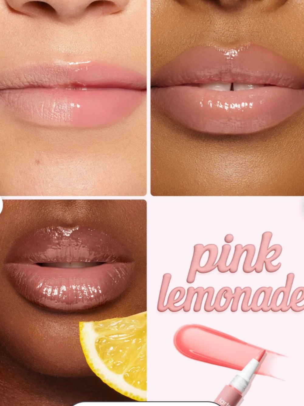 Tarte Pink Lemonade maracuja juicy lip gloss